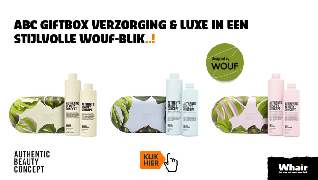 Ontdek de exclusieve Authentic Beauty Concept x WOUF Hair Care Giftbox!