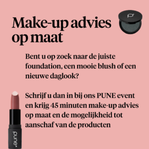 Make-up advies op maat bij PUNE event Whair Kappers Zwolle en Hattem