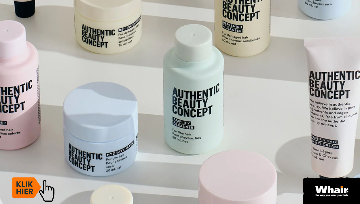 Authentic Beauty Concept travel size producten – shampoo, masker en verzorging voor onderweg, verkrijgbaar bij Whair Kappers